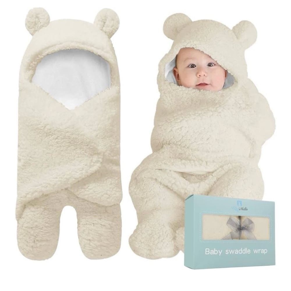 Cozy Bear Baby Swaddle Blanket